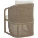 Palermo Drift Brown / Stinson Cream Outdoor Dining Chair